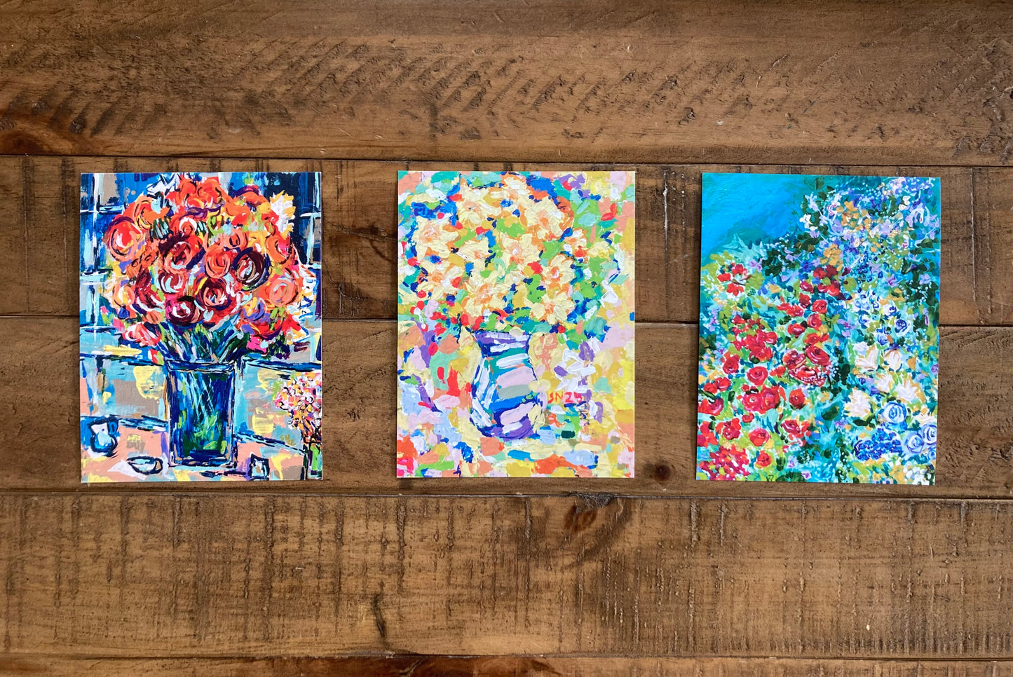 2. Flower Power Flat Card Sample Pack