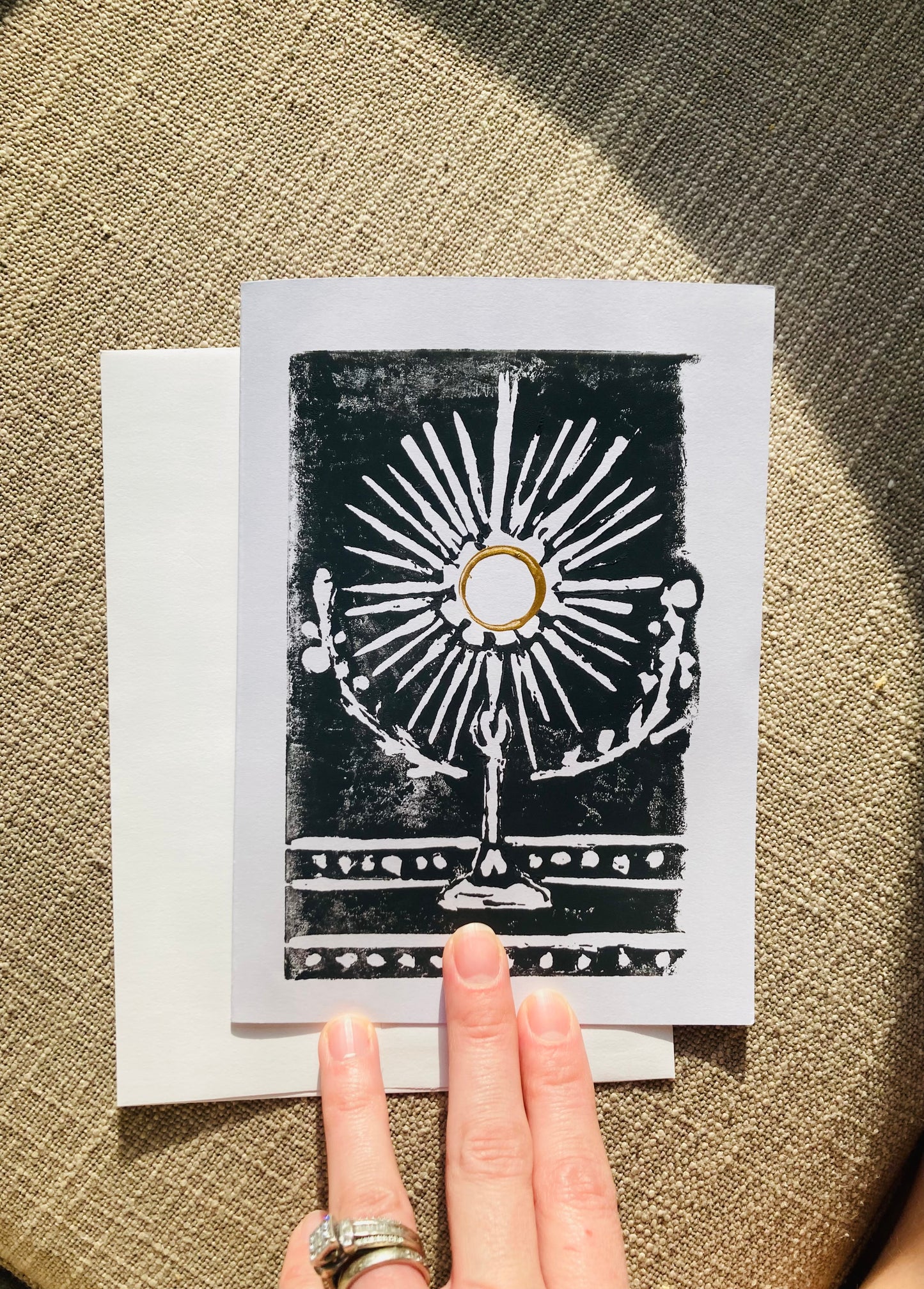 Adoration Greeting Card