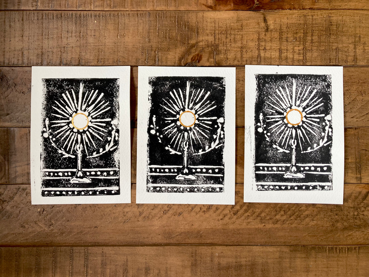 Adoration block prints