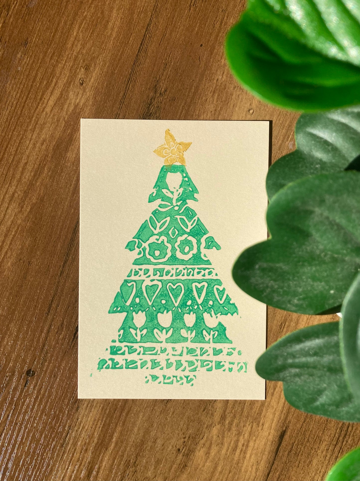Winter Collection 2025:Nordic Print Christmas Tree in Green