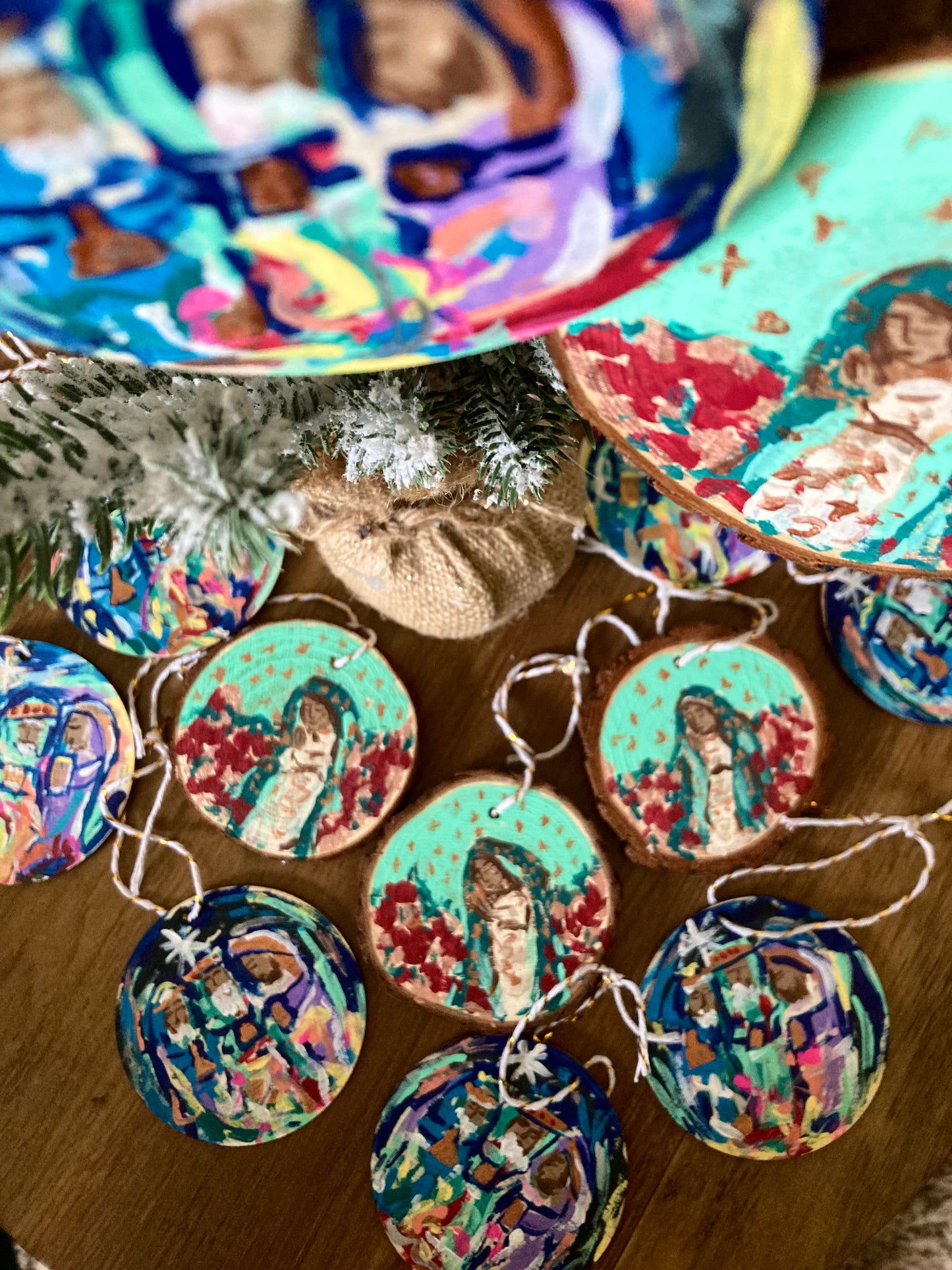 Chapel House Art’s Hand painted Ornaments