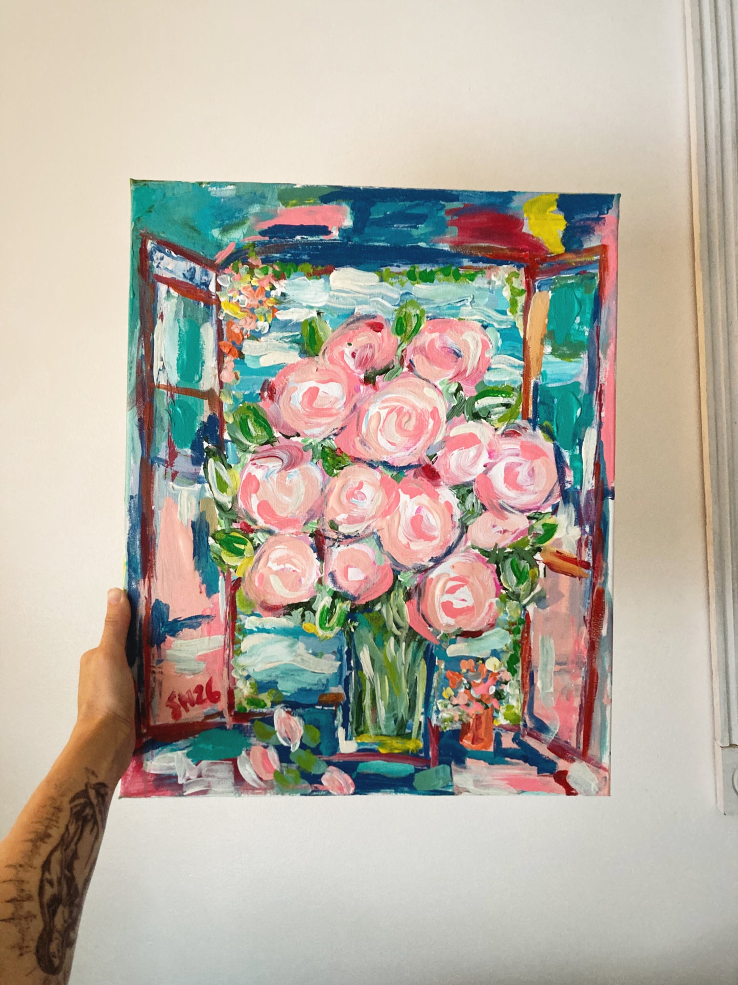 Open Window Peonies