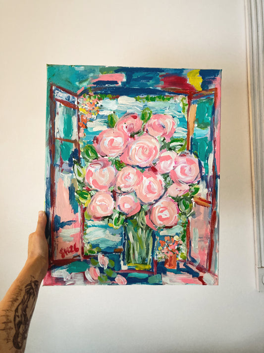 Open Window Peonies