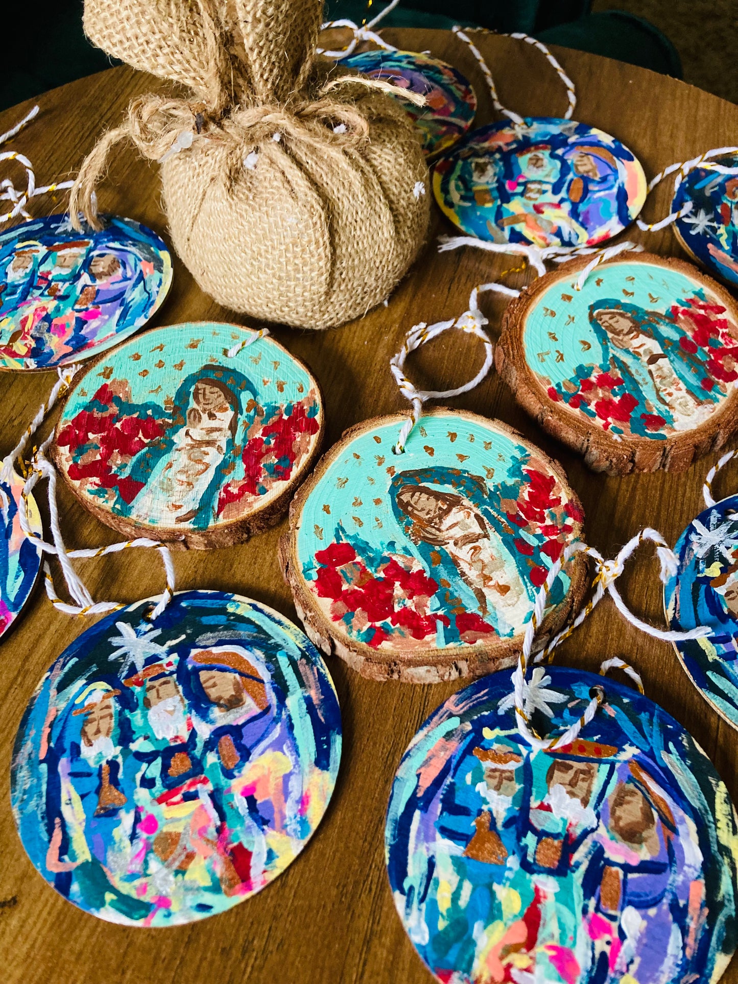 Chapel House Art’s Hand painted Ornaments
