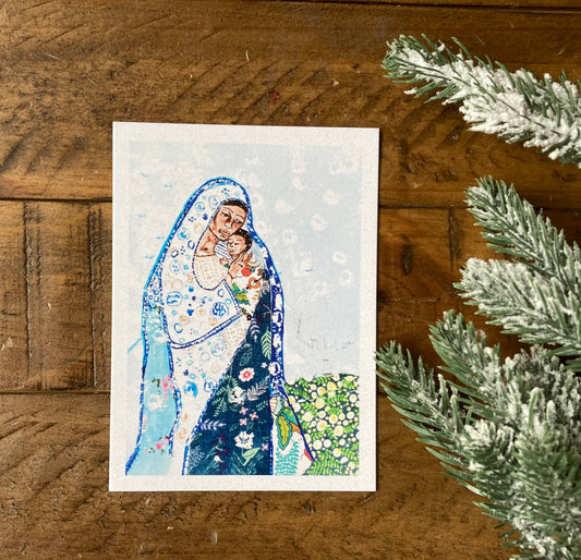 Winter Collection 2025: Mary and Jesus Mini Print